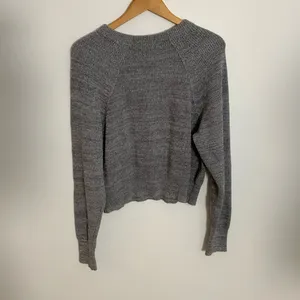 Free‎ People Steel Grey Crewneck Sweater thumbnail 3