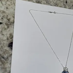 Signed DISNEY Chain Necklace Silver Tone - A Dream Is A Wish Your Heart Makes thumbnail 7