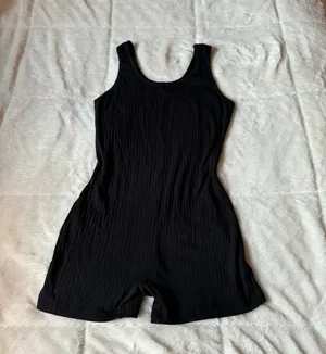 Black Athletic Romper thumbnail 3