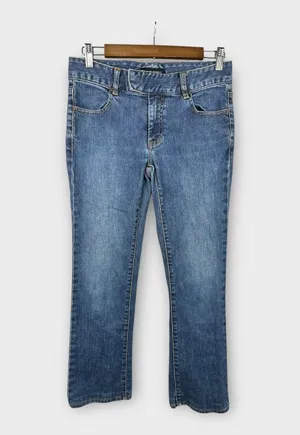 Banana Republic Womens size 4 Vintage Bootcut Denim Jeans Low Rise Stretch Y2K thumbnail 1