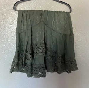 Free people midnight muse half slip green thumbnail 1