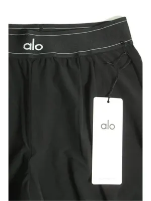 NWT Alo W51432R Suit Up Trouser (Regular) in Black Wide Leg Pants XS thumbnail 3