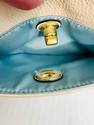 Coach Park Leather Beige Wristlet Clutch with Gold Accents F49472 thumbnail 7