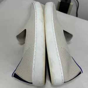 Rothy’s The Original Slip-On Sneaker Off-White/ Light Gray Sz 10 thumbnail 4