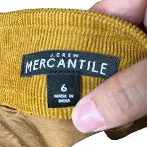 J.Crew Mercantile Tan Corduroy Mini Length Aline Skirt Womens Size 6‎ thumbnail 6