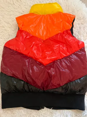 Love & Sports Colorblock Puffer Vest Women’s Small thumbnail 7
