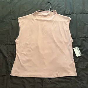 Nine West Mauve Cowl Neck Tank thumbnail 1