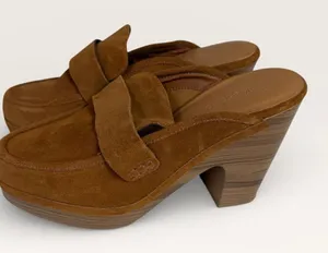 Splendid Vina Slip On Shoes Size 10 Women Suede Platform Clog thumbnail 1
