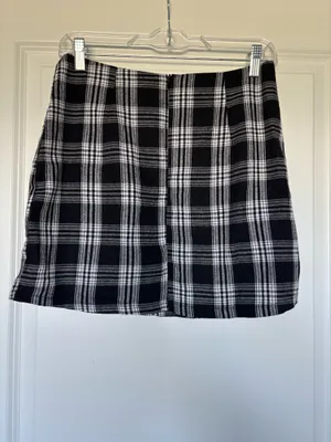 Plaid Skirt Black thumbnail 2