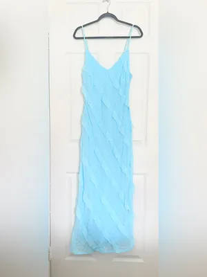 Princess Polly Lars Maxi Dress – Turquoise – US 10 thumbnail 11