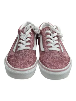 HTF: new Vans ✌︎︎ Old Skool Glitter Skate Shoe Sneaker ✌︎︎ Rose Gold Pink ✌︎︎ 7M thumbnail 9