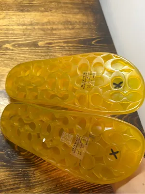 Coach gold Eylssa jelly slide sandals  size 7 thumbnail 5