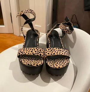 Platform Sandal Tan Size 5.5 thumbnail 3