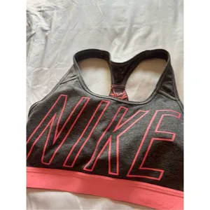 Nike Dri-Fit Grey And Pink Sports Bra Woman’s Size Small thumbnail 3