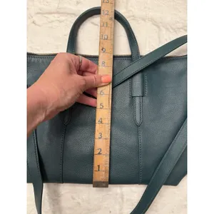 Fossil Skylar Satchel Crossbody Green Leather Handbag $198‎ F thumbnail 3