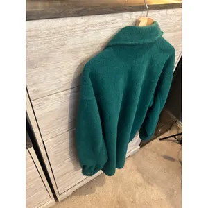 Wild Fable Dark Teal Green Oversized Shacket Button Down Shacket Medium thumbnail 5