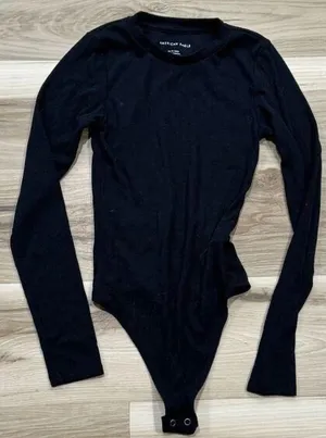 American Eagle Black Bodysuit Women’s XS thumbnail 1