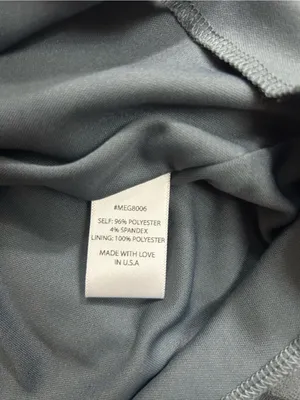 MEGHAN Los Angeles Jasmine Maxi Dress NWT Women’s Sz XL Gray Wrap 👽🧡 thumbnail 9