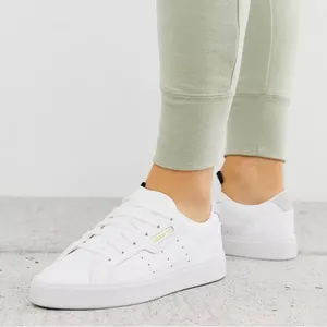 Adidas originals super sleek‎ white sneakers size 7 thumbnail 1