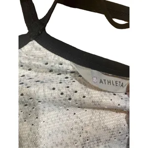 Athleta halter razor back‎ snakeskin print athletic tank size small thumbnail 7