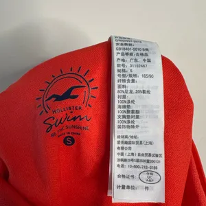Hollister Red Notch Front One Piece Swimsuit Size Small NWT Strappy Tie Straps thumbnail 8
