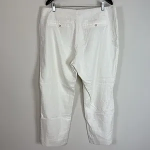 Abercrombie & Fitch Linen‎ Chinos Pants White Size 33 thumbnail 6