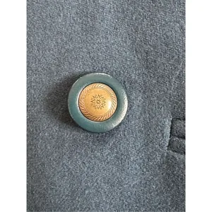 Pendleton Teal 100% Virgin Wool Short Blazer womens Sz‎ 6 1 button closur… thumbnail 5