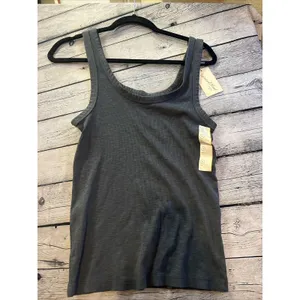 Universal Threads Ribbed TankTop Steel Gray Women's Size Small NWT thumbnail 2