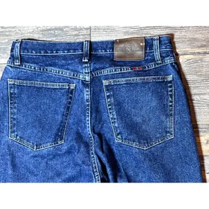 Wrangler 20X Straight Leg Blue Jeans‎ Western Denim Size 14 31x33 Mom Riding VTG thumbnail 11