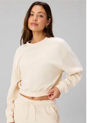 Fabletics Year Round Terry Sporty Crew Neck thumbnail 1