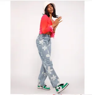 Tiger Mist Floral Jeans thumbnail 2
