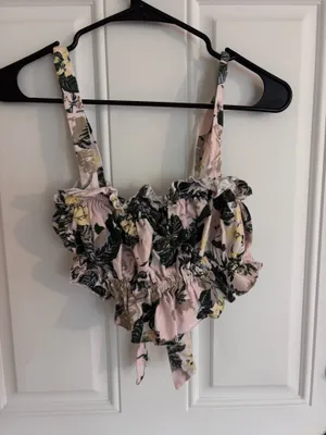 Urban outfitters crop tank top open back thumbnail 1