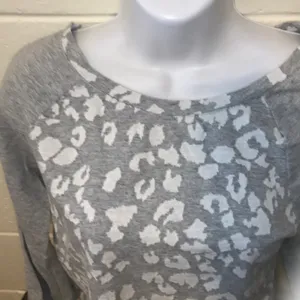 - Leopard print gray sweater Ann Taylor loft small thumbnail 5