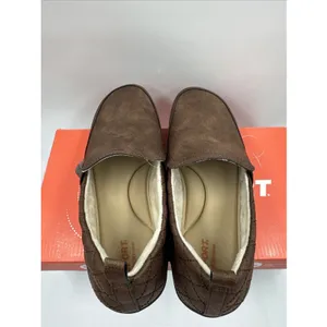 JSport Women's Casual Loafer Slip On Shoes Flats Faux Fur Lined Brown Size 7.5 thumbnail 7