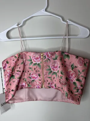 Amur Christa Floral Bustier Top - Size 6 - NEW with Tags thumbnail 6