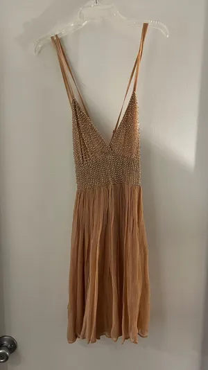 Free People Like A Diamond Beaded Dress - Size 6 thumbnail 2