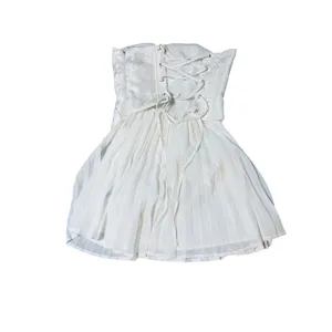 NWOT Lulus Size Small Laubrey White Floral Jacquard Mini Dress Formal Glam thumbnail 7