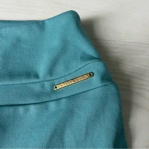 Gymshark X Whitney Simmons Teal Biker Cycling Shorts Modest Shorts Size Medium thumbnail 7