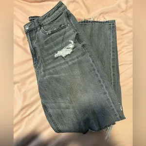 American Eagle Outfitters Gray Ankle Jeans thumbnail 3