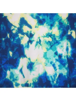 Masseys Blue Tie Dye Stretchy Pullover Tunic Top Size XL Stretch Long Sleeve thumbnail 7