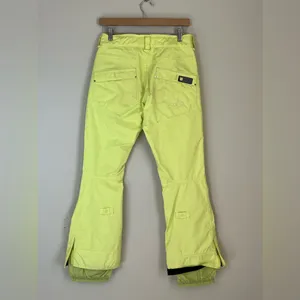 Burton Women's FLY PT Blue‎ Snowboarding Pants Dryride Size Small Yellow thumbnail 5