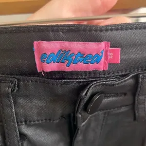 ✨Edikted Luna Faux Leather Flare Sz XS Jeans✨ thumbnail 8