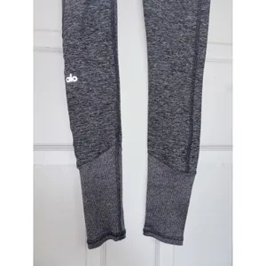 Alo Yoga High Waist Alosoft Lounge Leggings Dark Grey XS Stretch Gym thumbnail 3
