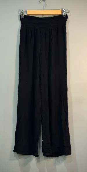 Black Joe B Wide Leg Elastic Waist Pants Size M EUC thumbnail 1