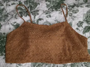 American Eagle Brown Crop Top thumbnail 1