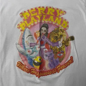 Katy Perry Playland Ringer Tee L Retro Style Pop Star Concert Merch thumbnail 7
