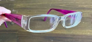 Ray-Ban Eye Glasses Clear Fram Pink Purple Reading thumbnail 1