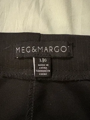 Meg & Margot Black Pants Large thumbnail 4