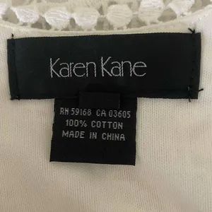 Karen Kane‎ Women Boho Coastal Crochet Lace Mini Dress S Beachy White Sleeveless thumbnail 7