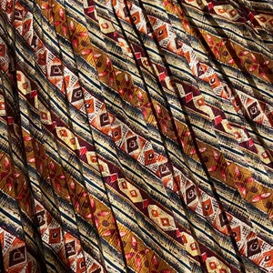 Fall Color Pleated Skirt Orange Size 0 thumbnail 3